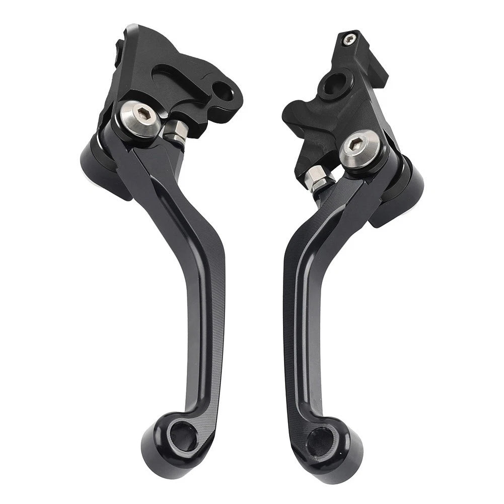 Pair Pivot Brake Clutch Levers For Kawasaki KLX 300SM KLX 250/S/SF KLX150L Black