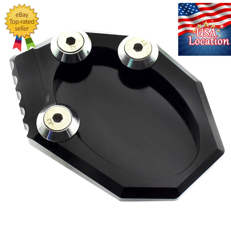 For Kawasaki KLX250 2009-2015 CNC Kickstand Sidestand Extension Footpads Foot