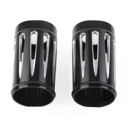 Fork Boot Slider Covers For Harley Electra Street Road Glide King CVO 14-22 Pair