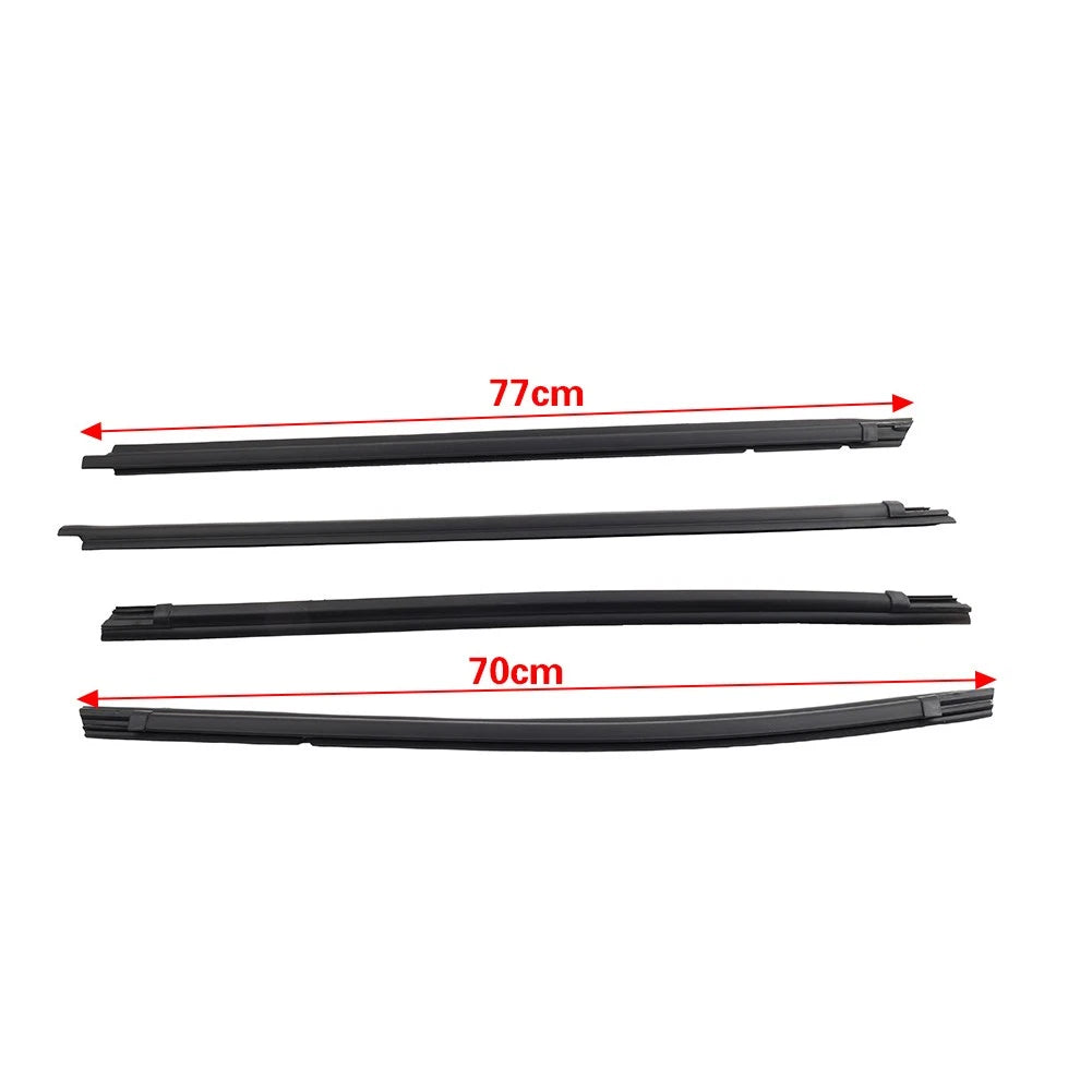 Outside Window Weatherstrip Trim Seal Belt For Toyota Tacoma Double Cab 2005-15