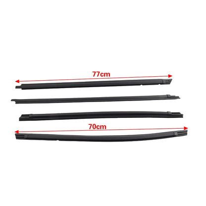Outside Window Weatherstrip Trim Seal Belt For Toyota Tacoma Double Cab 2005-15
