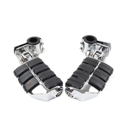Universal Motorcycle Footpegs Highway Pegs Foot Rest 1-1/4" For Harley Fit Honda