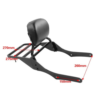 Sissy Bar Passenger Backrest W/Luggage Rack For Harley Nightster RH975 2022+