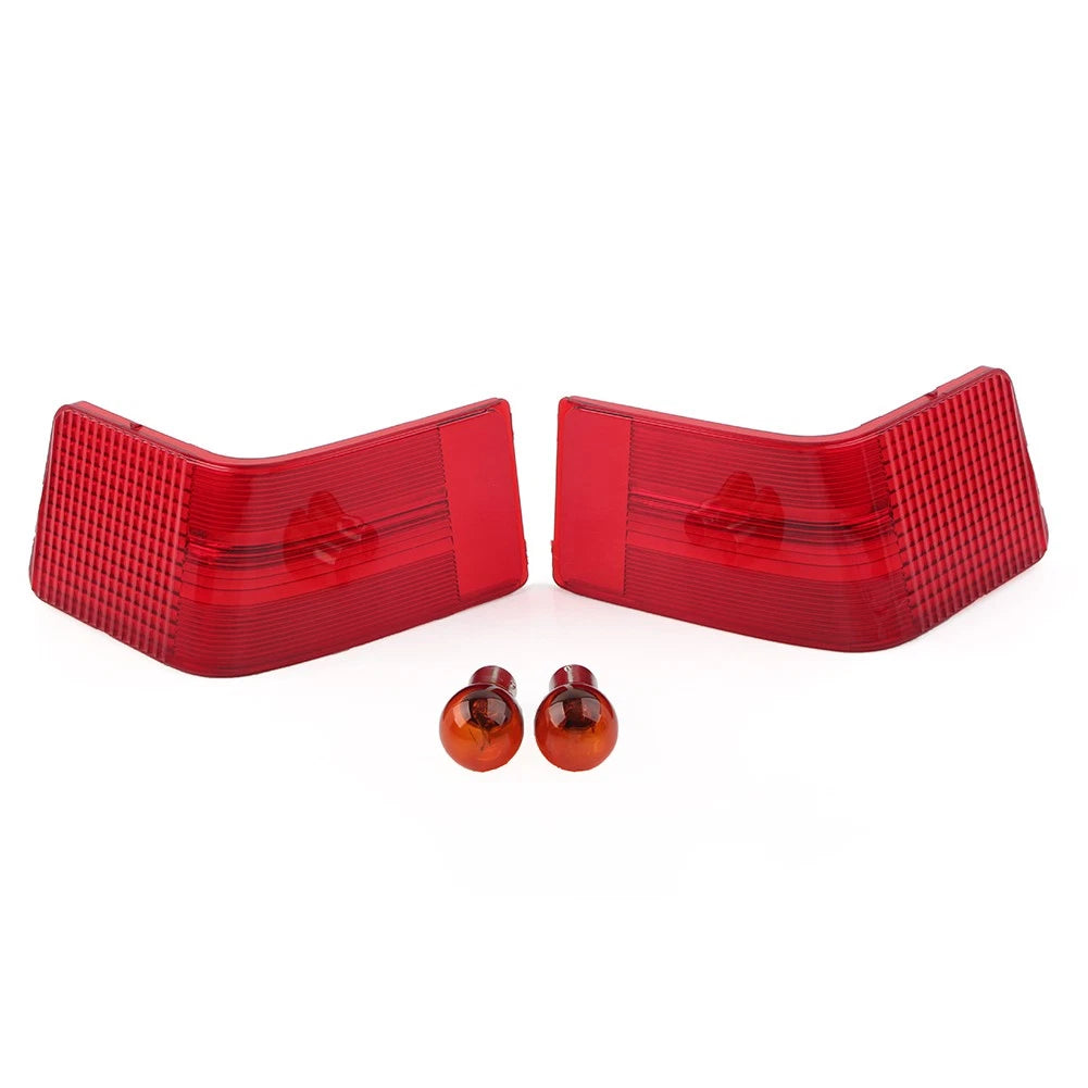 2pcs Red Trun Signal Lens For Harley Tour Glide Ultra Classic FLHTCU 1989-2013