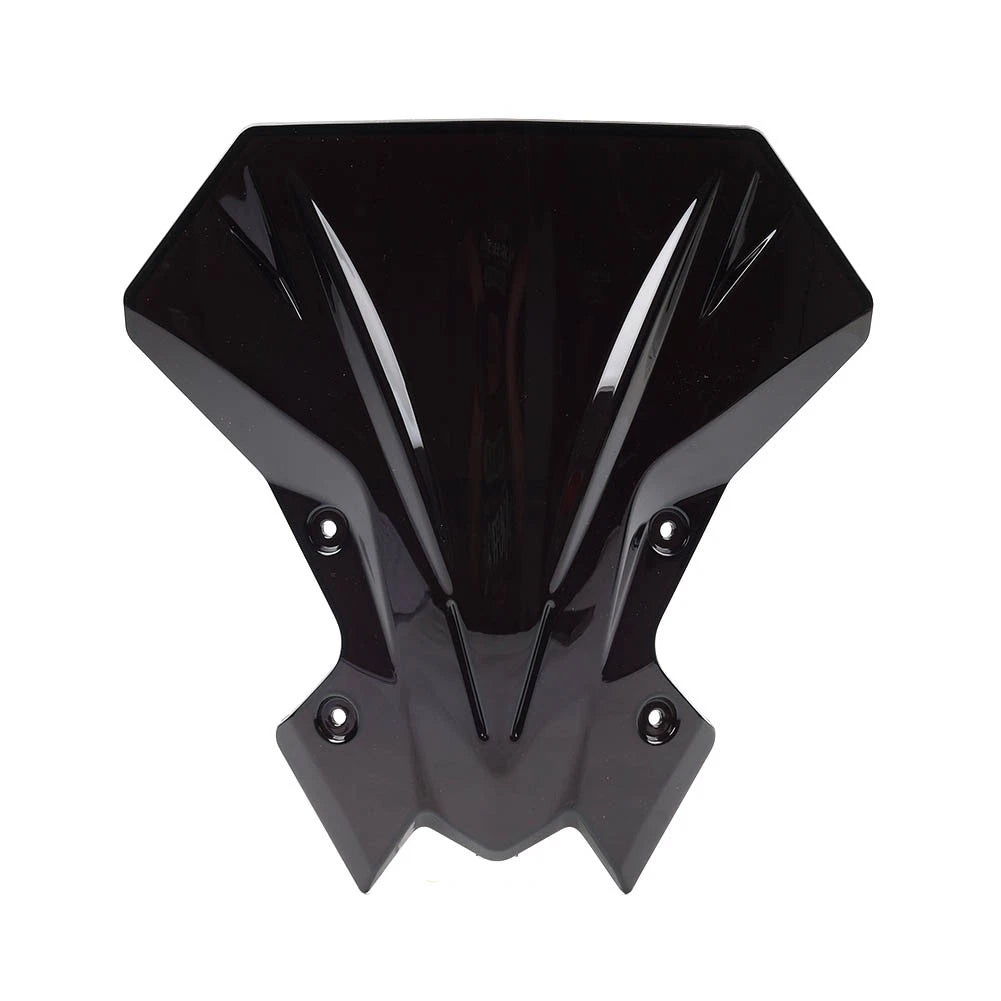 Glossy Black Windscreen Windshield Visor Deflector For Kawasaki Z900 2020-2024