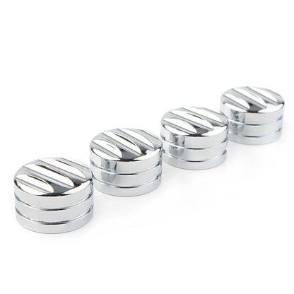 4ⅹ Head Bolt Cover Cap for Harley Twin Cam 1999-Later & Evo 1985-1999 Chrome USA