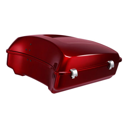 Chopped Trunk Fit For Harley Touring Electra Glide 2014-2025 Velocity Red Sunglo