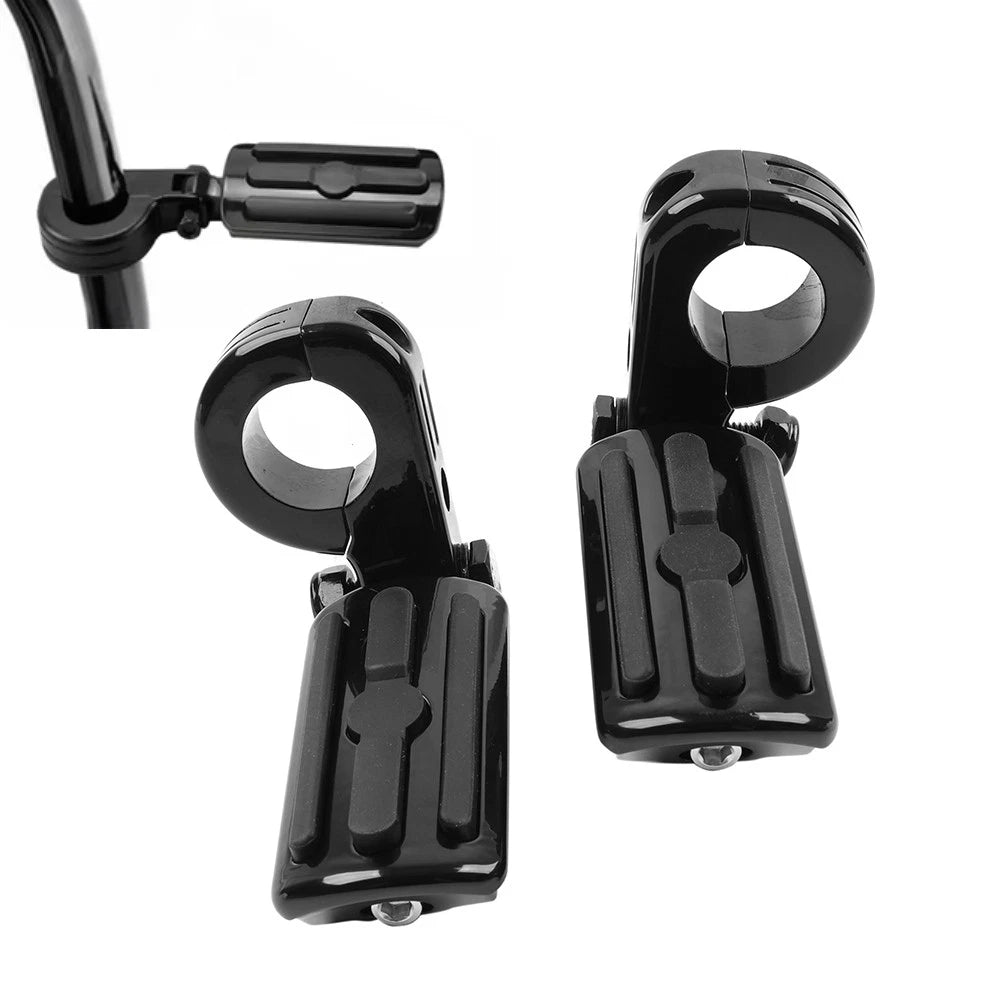 32MM 1.25" Highway Engine Guard Foot Pegs Mount Fit Harley Electra Street Glide