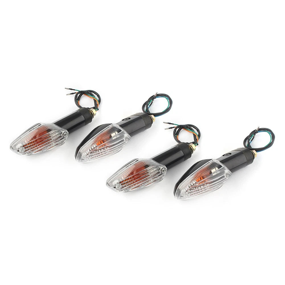 2Pair Indicators Front & Rear Turn Signal Light for Honda CBF125 2009-2016 Clear
