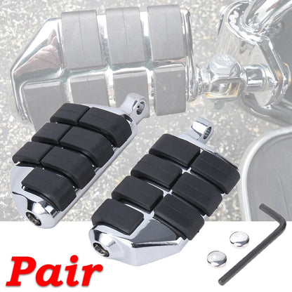 Motorcycle Male Mount Foot Pegs Rest For Harley Touring Dyna Softail Sportster