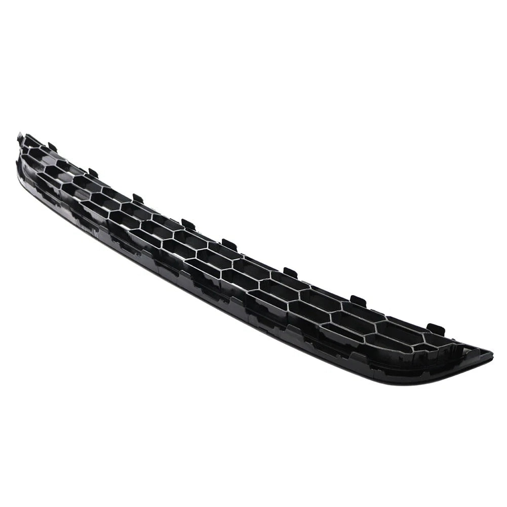 Front Bumper Lower Honeycomb Grille Glossy Black For Ford Fiesta 2013-2017