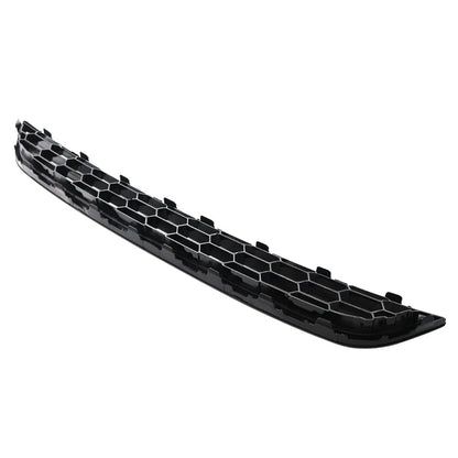 Front Bumper Lower Honeycomb Grille Glossy Black For Ford Fiesta 2013-2017