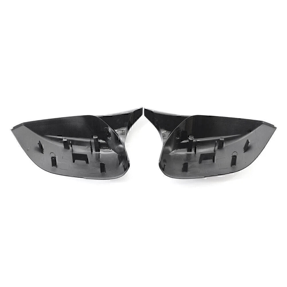 1 Pair Black Rear View Mirror Cover Trim For Infiniti Q50 Q60 QX30 Q70 2014+ 15