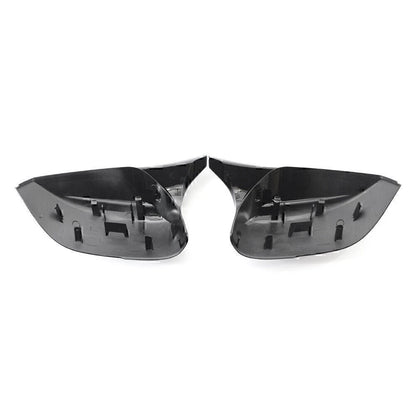1 Pair Black Rear View Mirror Cover Trim For Infiniti Q50 Q60 QX30 Q70 2014+ 15