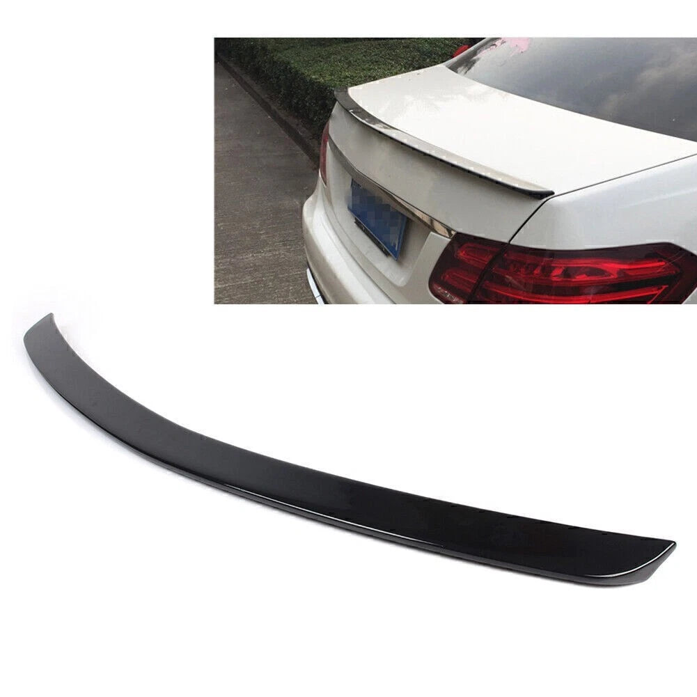 Tail Wing Rear Trunk Spoiler Glossy Black Fit Mercedes-Benz E-Class W212 2009-14