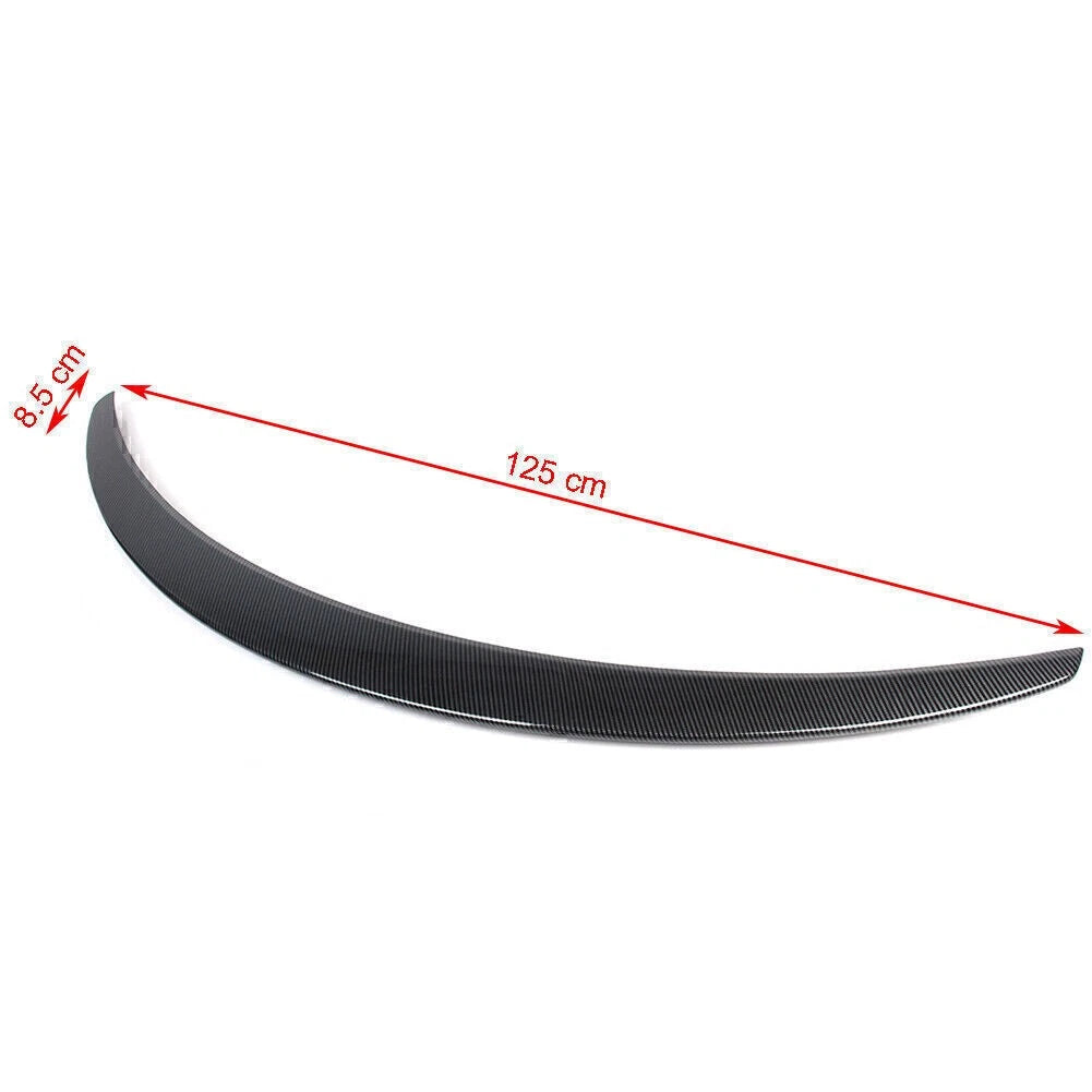 US ABS Carbon Rear Trunk Spoiler For 2016~20 Benz C-Class W205 C205 Coupe