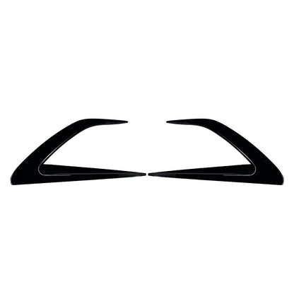 Glossy Black Front Bumper Side Air Vent Trims For Mazda MX-5 ND Miata 2016-2025