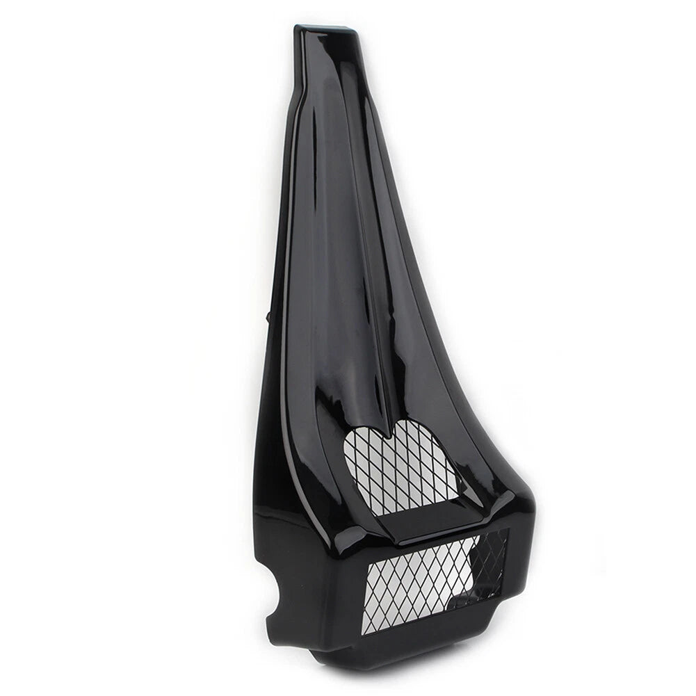 Front Stretched Chin Spoiler Black For Harley Touring Road Glide King 1997-13 US