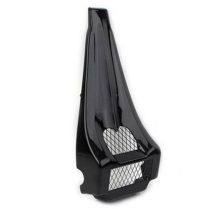 Front Stretched Chin Spoiler Black For Harley Touring Road Glide King 1997-13 US