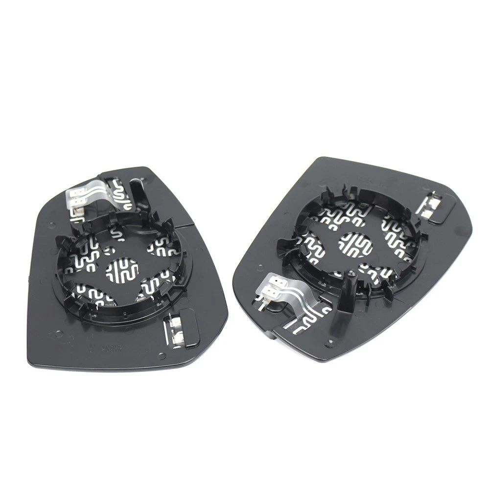 1 Pair Side Mirror Glass Heated Mirror Glass For Ford Escape 2017-2019