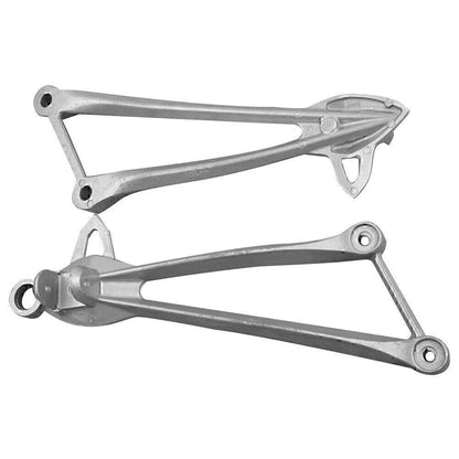 CNC Rear Footpegs Footrest & Brackets For KAWASAKI NINJA ZX10R 2008-2010