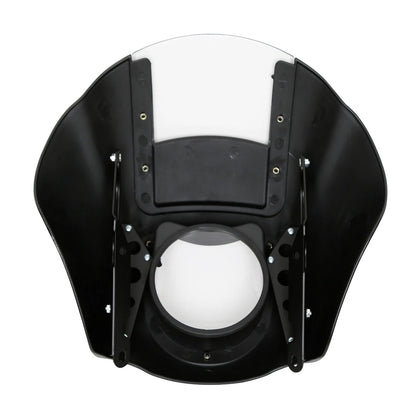 5.75" Headlight Quarter Fairing Windshield W/ 39mm Clamps Fit For Harley Dyna US