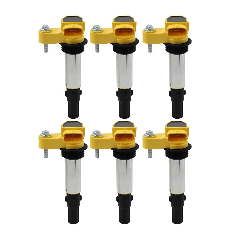 D510A 6PCS Ignition Coil Pack For Cadillac SRX CTS STS For GMC Acadia Fit Buick