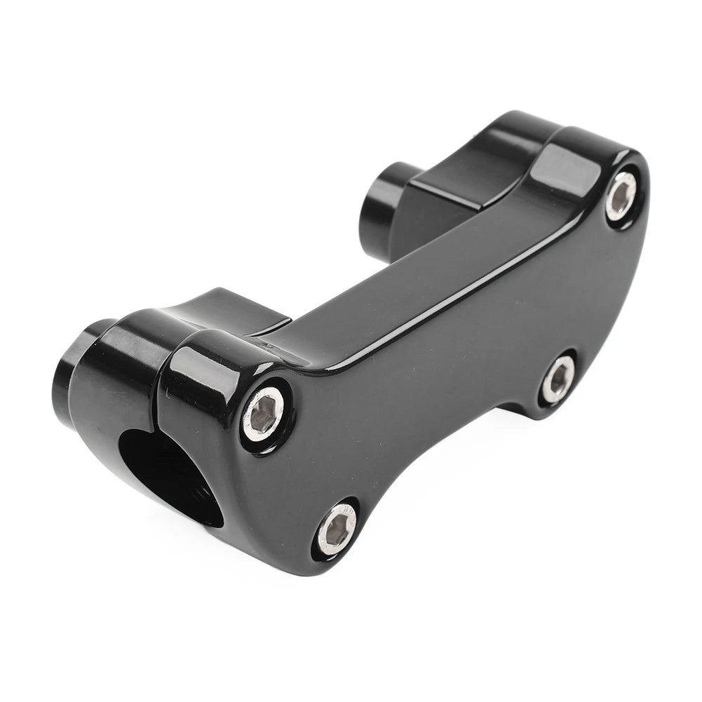 2" Handlebar Riser & Top Clamp For Harley Dyna Softail Sportster Street bob