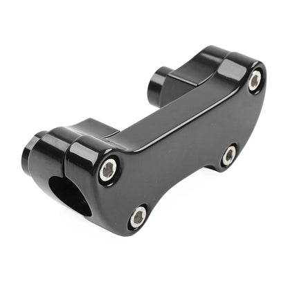 2" Handlebar Riser & Top Clamp For Harley Dyna Softail Sportster Street bob
