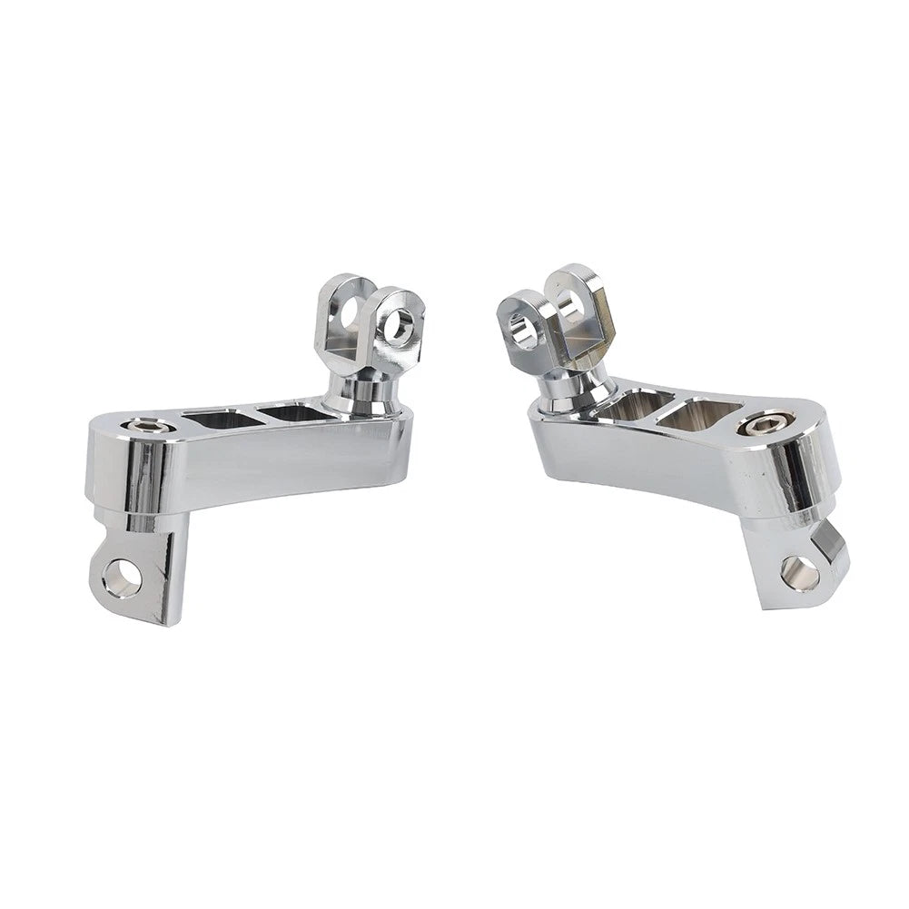 Foot Peg Mount Extensions For Harley Sportster XL883 XL1200 Softail Dyna Chrome