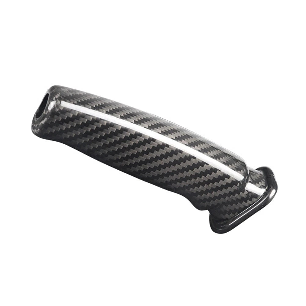 Carbon Fiber Handbrake Handle Protector for Toyota Land Cruiser Prado 2014-2019