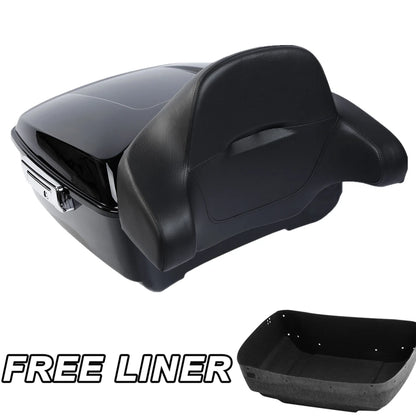 King Trunk Backrest Fit For Harley Street Glide Road King 14-25 23