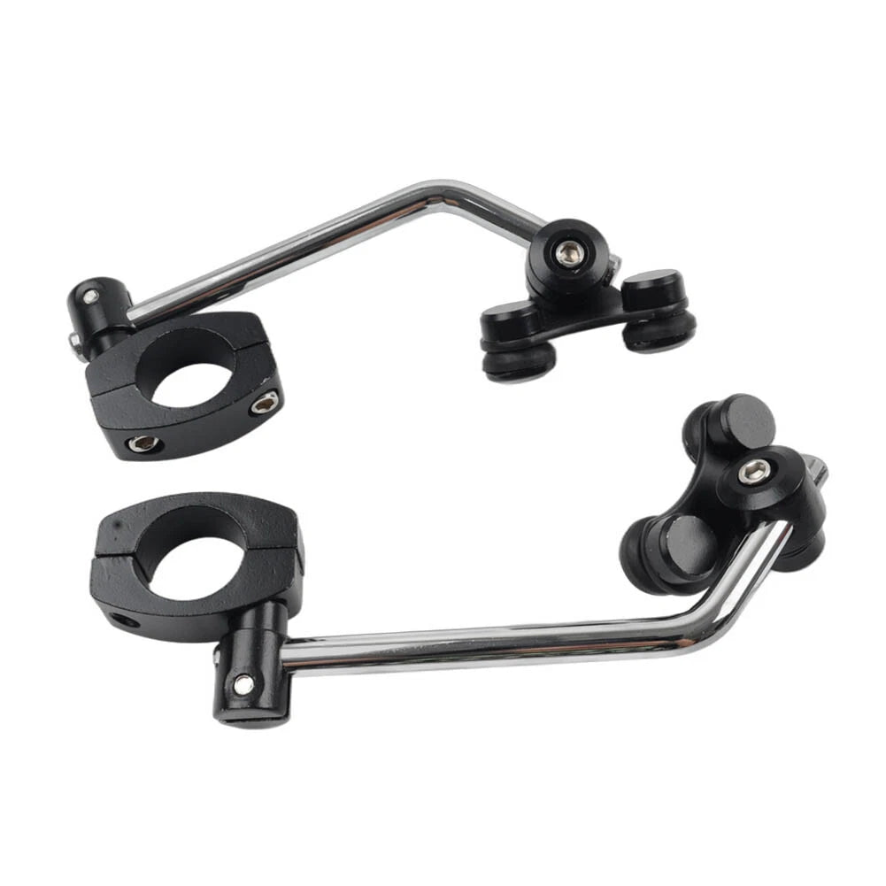 1 Set Universal Motorcycle Windshield Mounting Hardware Kit Metal For 25MM Bars