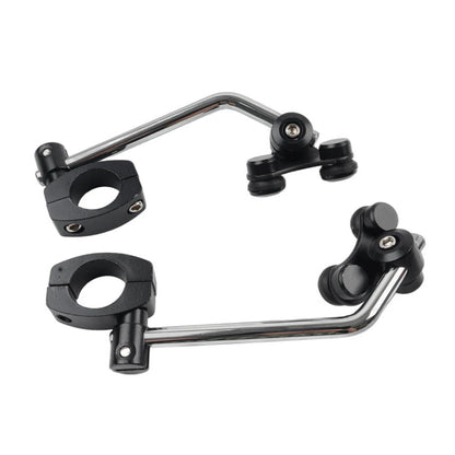 1 Set Universal Motorcycle Windshield Mounting Hardware Kit Metal For 25MM Bars