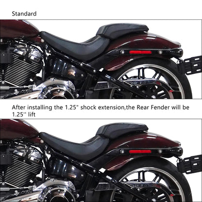 1-1/4" Rear Lift Shock Mount Extension Extender For Harley Softail Fat Bob 18-Up