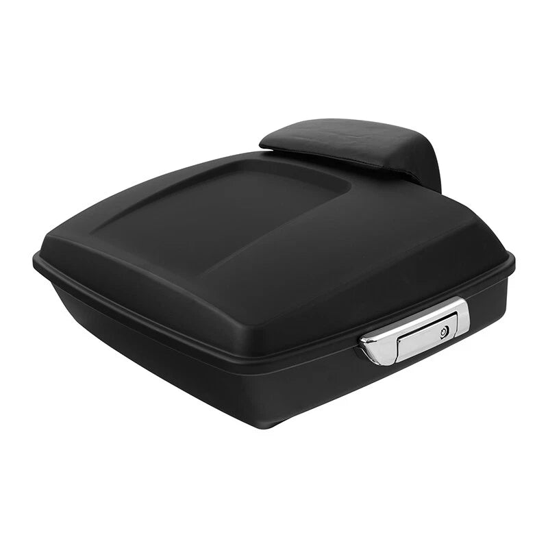Matte Chopped Trunk Backrest Rack Plate Fit For Harley Touring Glide 2014-2025