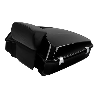 Chopped Trunk Pad Mount Rack Fit For Harley Road Glide 09-13 12 Black