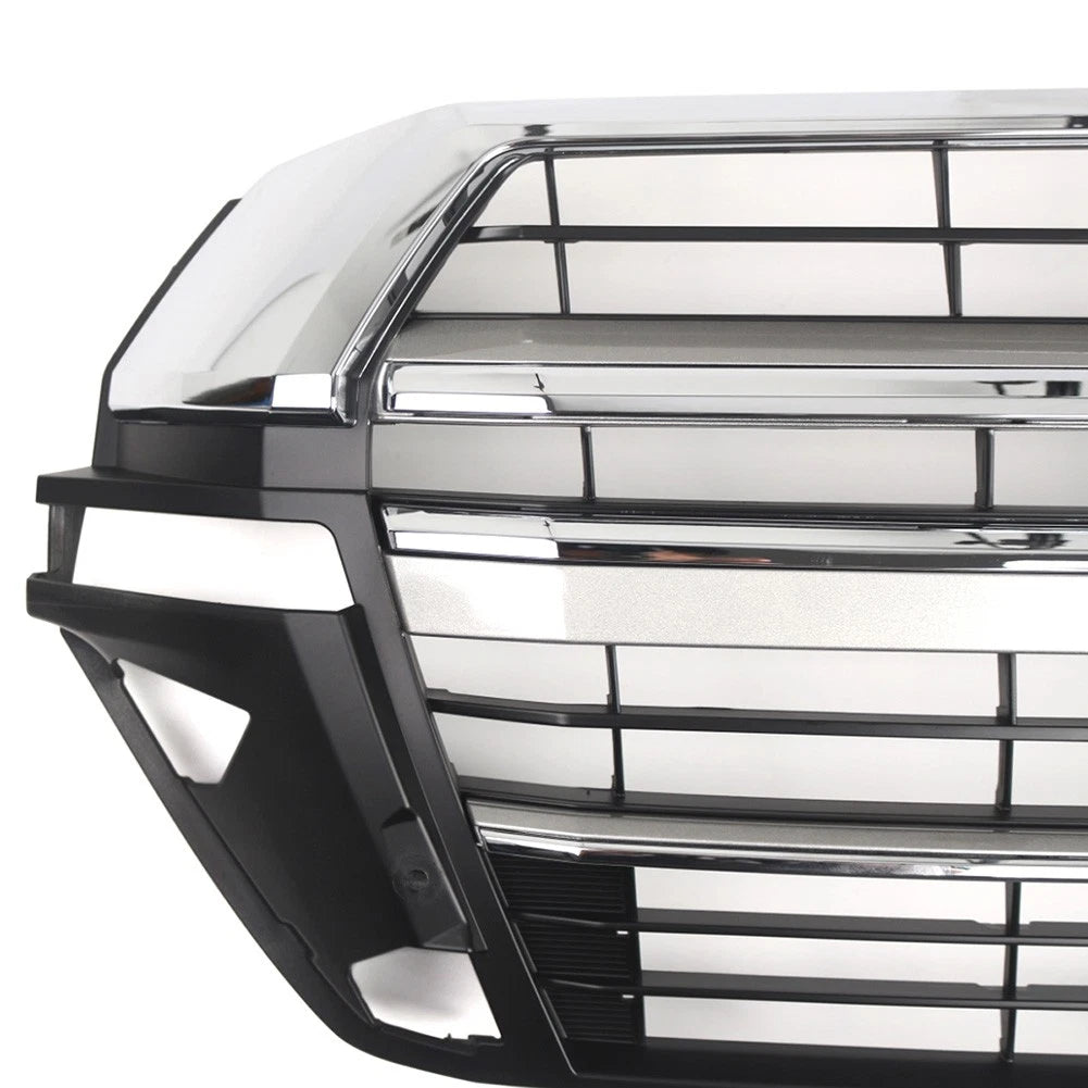 Front Bumper Center Grille Set For Toyota Land Cruiser LC200 2016-2021