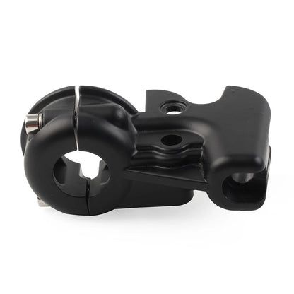 US Clutch Lever Mount Bracket Perch For Harley Dyna Street Wide Glide Softail