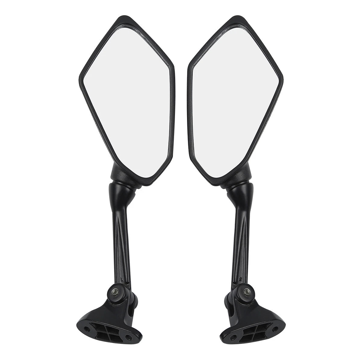 Black Pair Rearview Mirrors For Kawasaki Ninja ZX6R ZX-6R ZX 6R 2009-2012 11 10