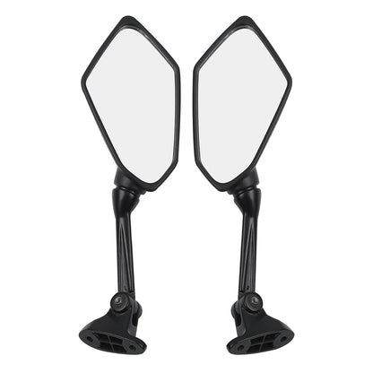 Black Pair Rearview Mirrors For Kawasaki Ninja ZX6R ZX-6R ZX 6R 2009-2012 11 10