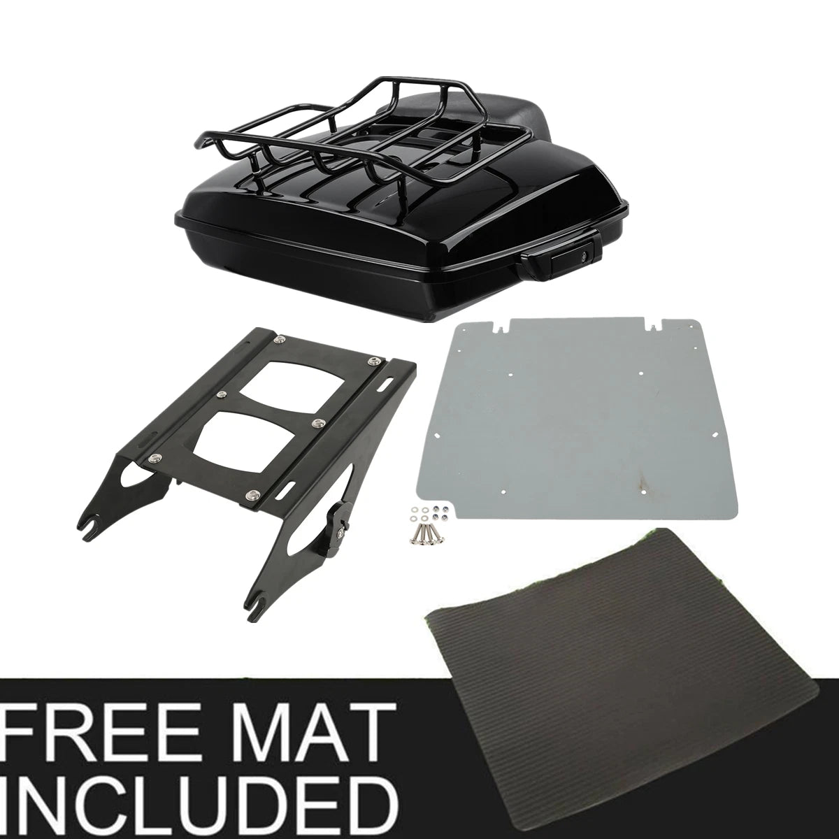 Razor Trunk Pad Mount Rack Base Plate Fit For Harley Road Glide King 14-25 23 22