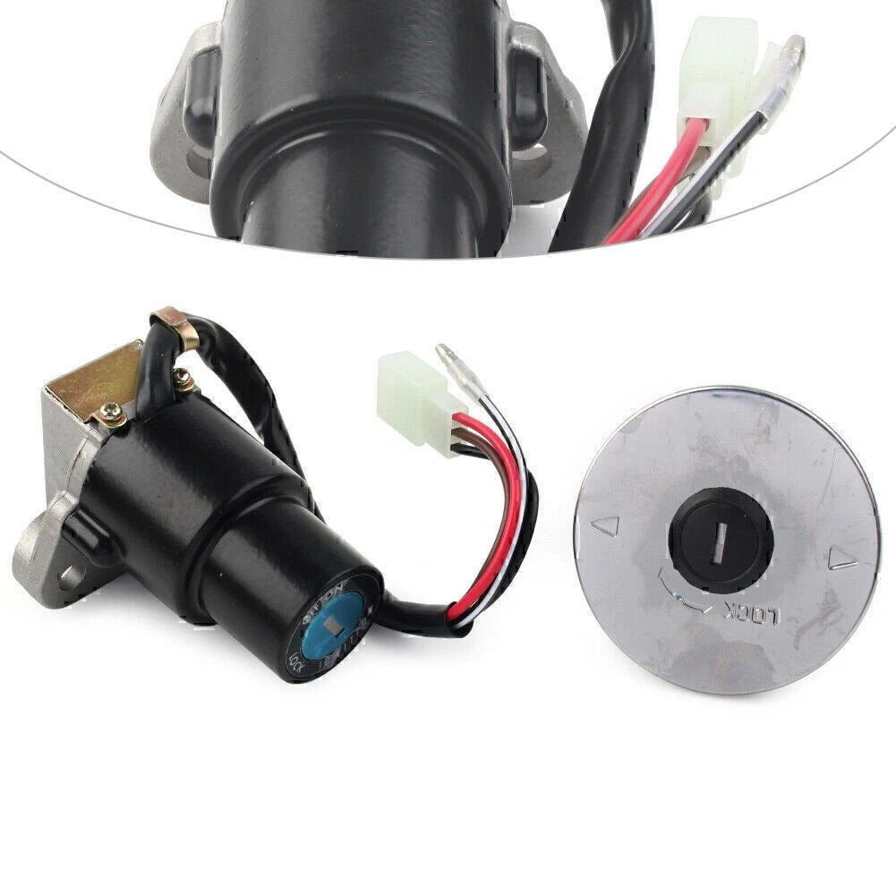 Ignition Switch Gas Cap Key Set Alu For Yamaha FZR250 FZR400 FZR600 1989-1993 92