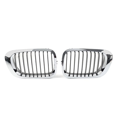 Front Bumper Kidney Grille For BMW 3 Series E46 2-Door Coupe Cabriolet 1999-2002