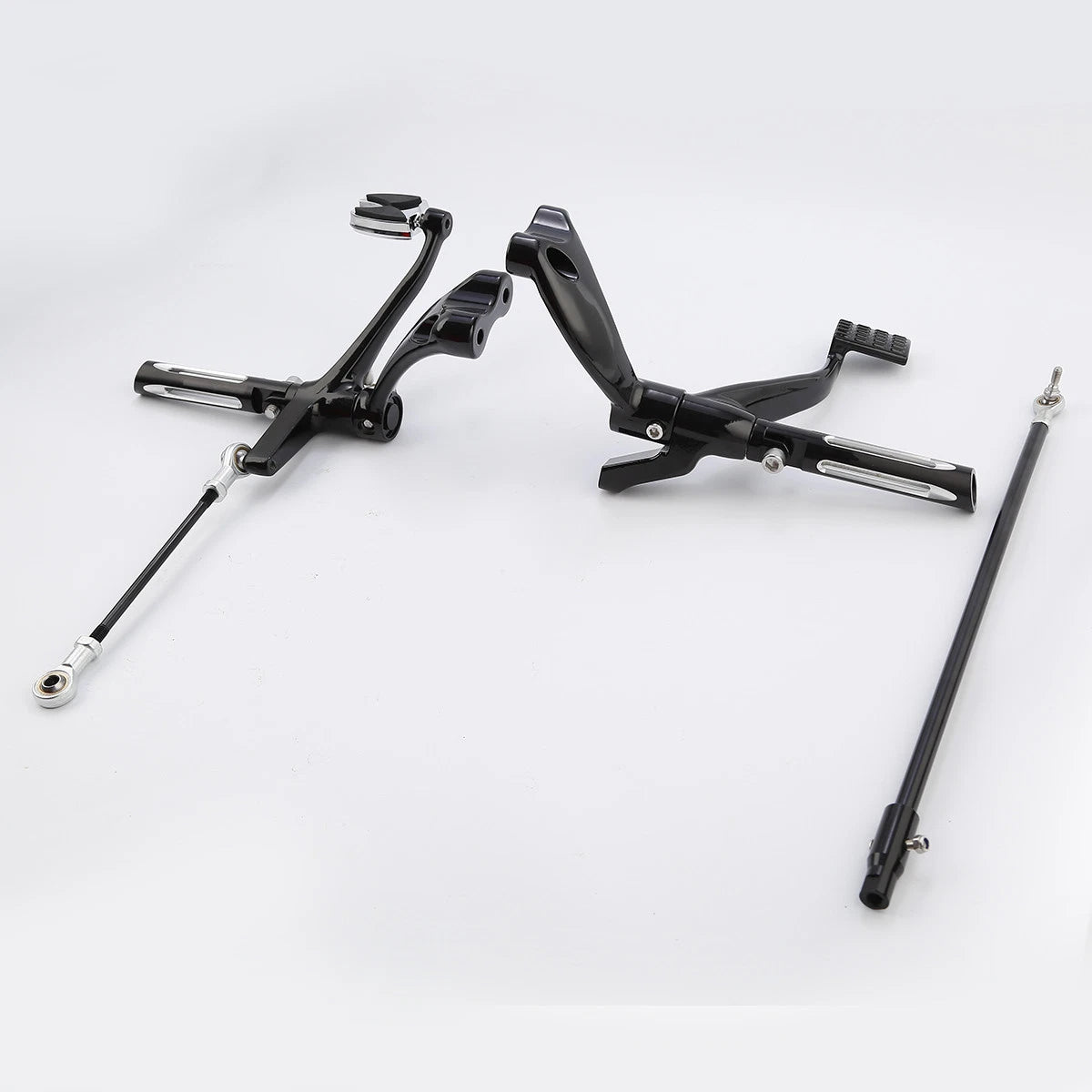 Forward Control Footpegs Lever Linkage For Harley Sportster 883 1200 48 72 14-22