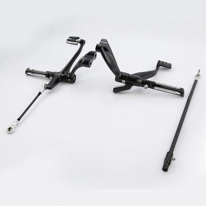Forward Control Footpegs Lever Linkage For Harley Sportster 883 1200 48 72 14-22