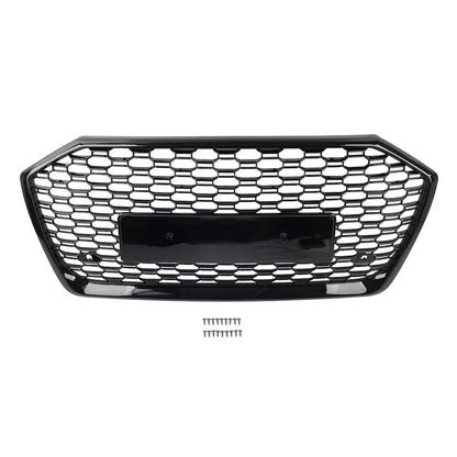 Front Bumper Honeycomb Mesh Grille For Audi A6 S6 C8 2019-2025