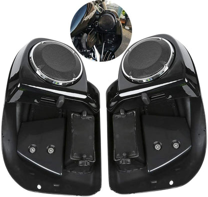 Lower Vented Leg 6.5" Speakers Engine Crash Bar Fit For Harley Touring 14-Up 23