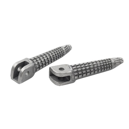 Front Driver Foot Pegs FootrestsPedals For Kawasaki Ninja 400 18-24 Z400 19-24