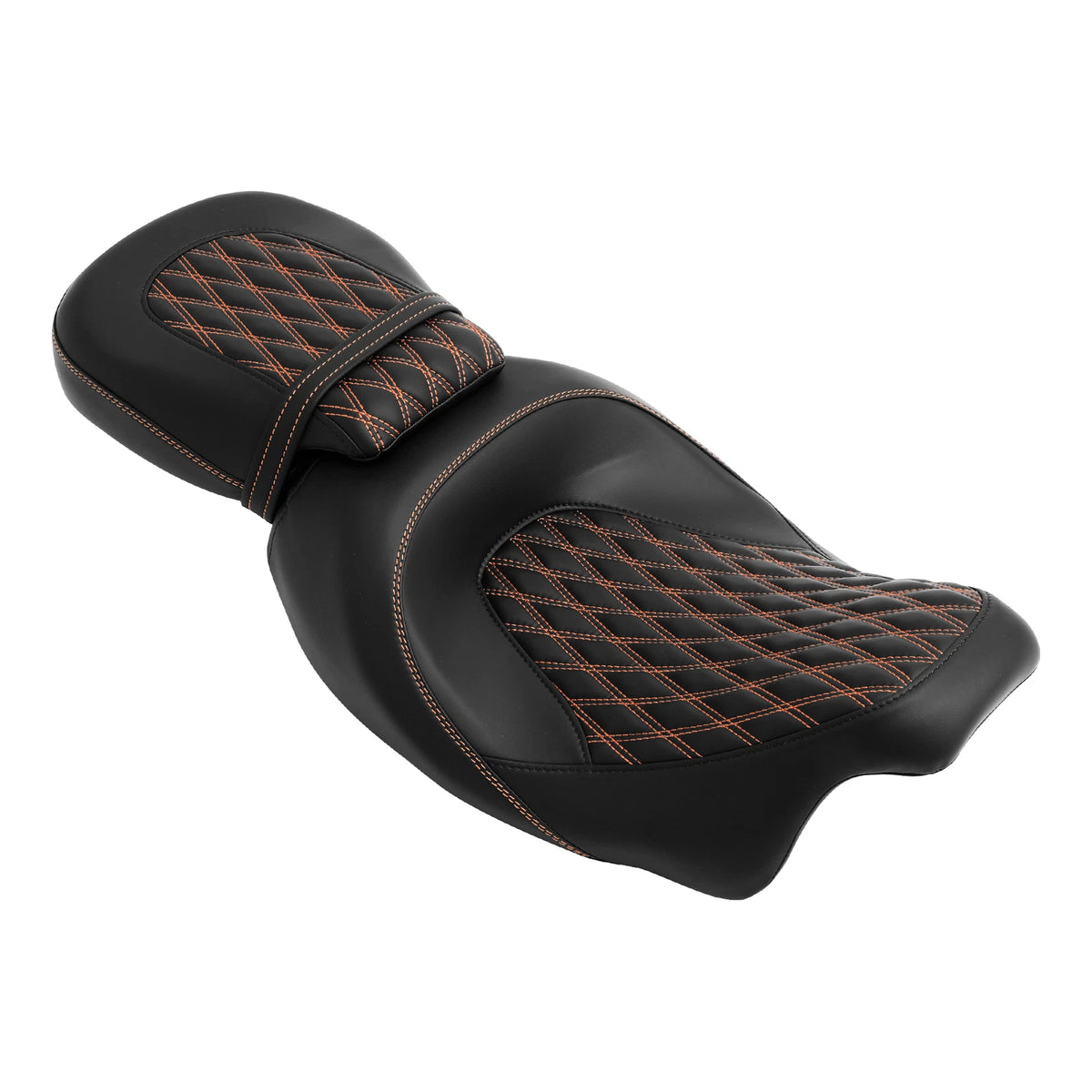 Rider Passenger Pillion Seat Fit For Harley Touring Street Glide 09-23 22 Black